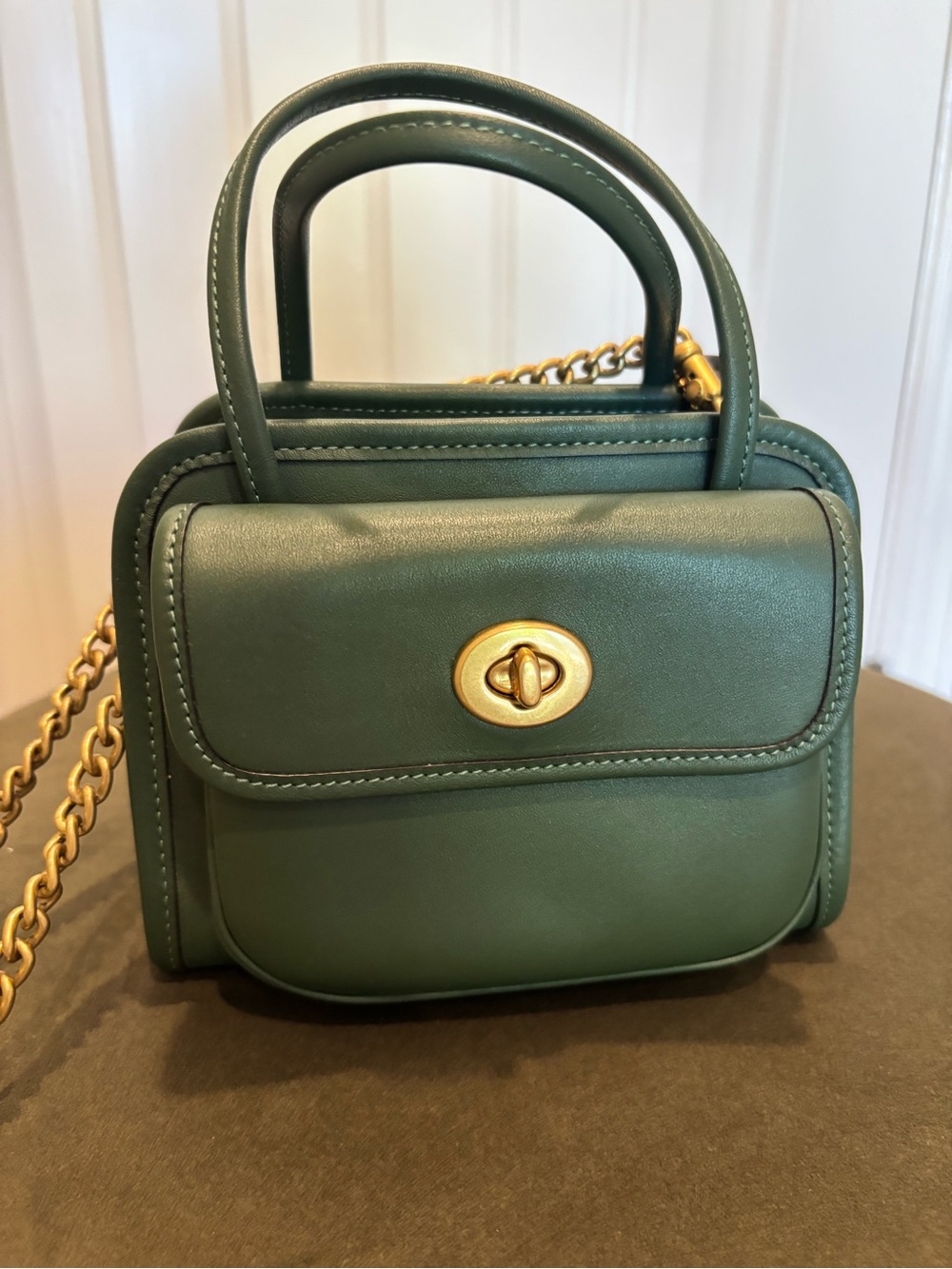 COACH Originals Glovetanned Leather Mini Safari Crossbody Bag - Picture 3 of 5